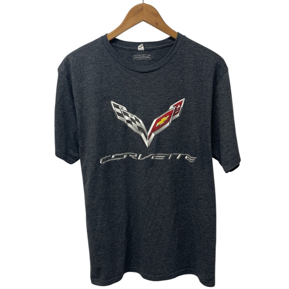 TS1009 Men’s Corvette Muscle Sports Car Official Racing T Shirt L